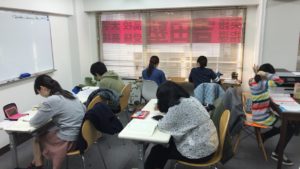 冬期講習会中の様子 201701